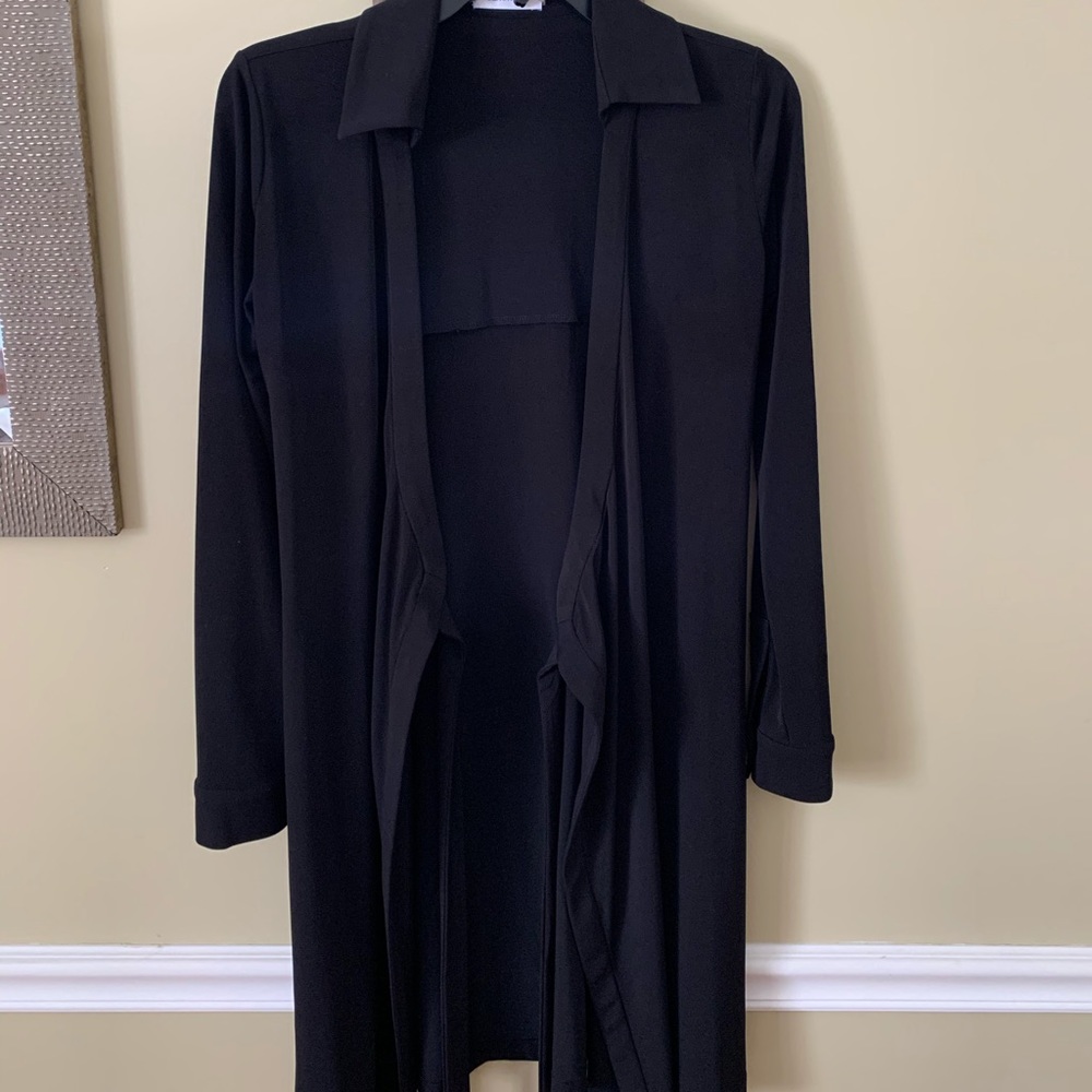 Calvin Klein Black Wrap Dress
